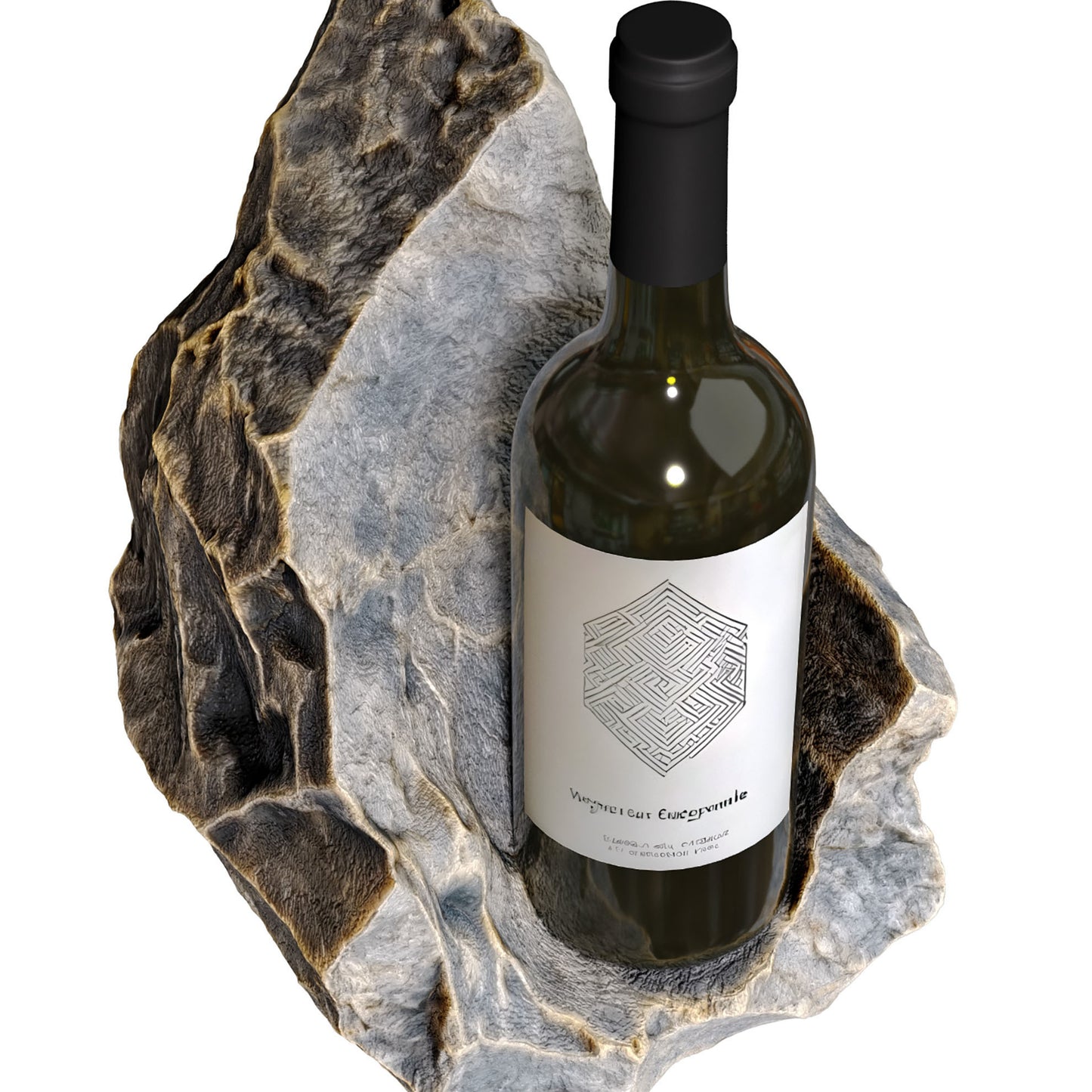 Terroir Cradle – Stone Wine Holder