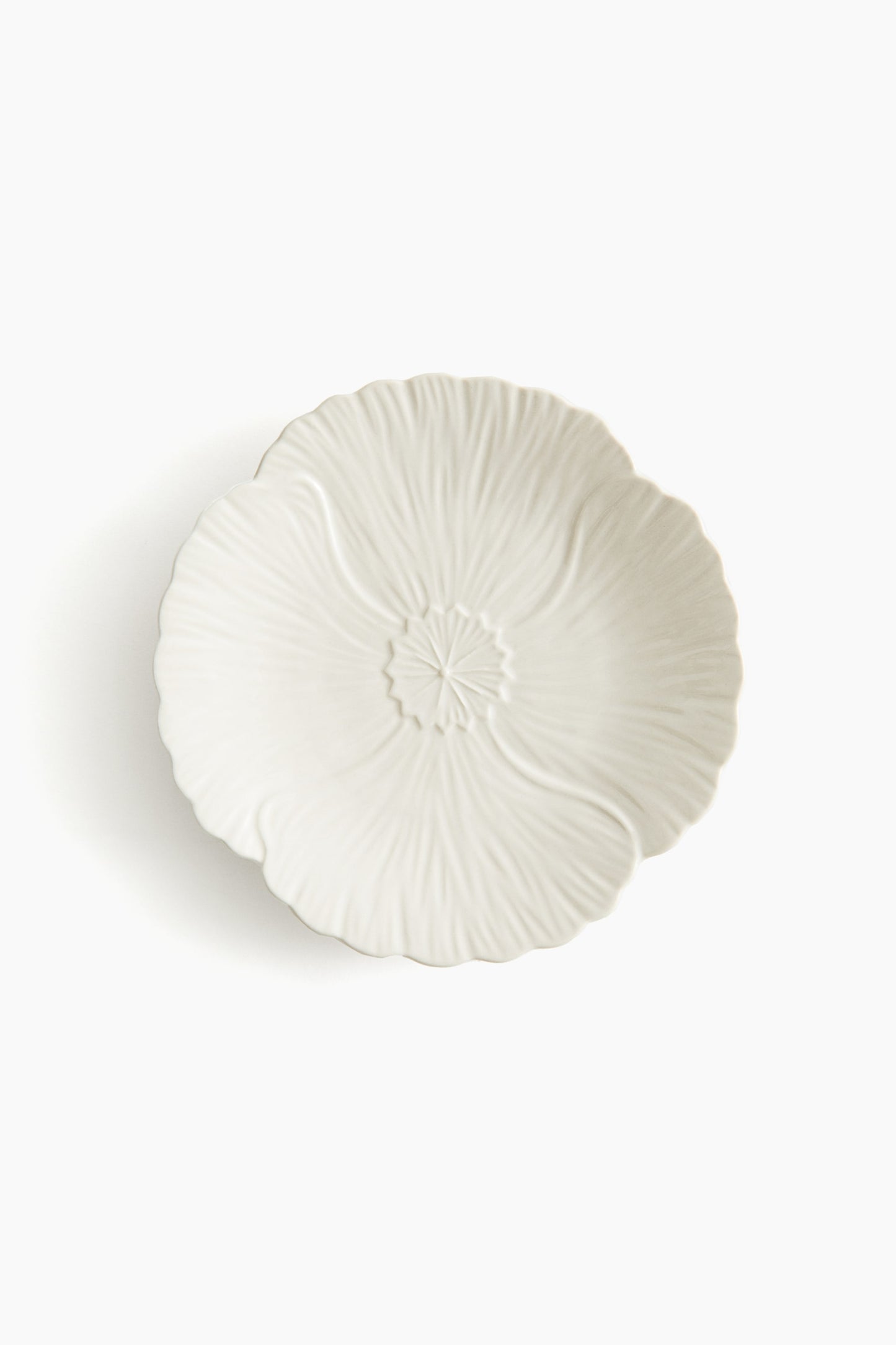 Flower Shaped Stoneware Plate