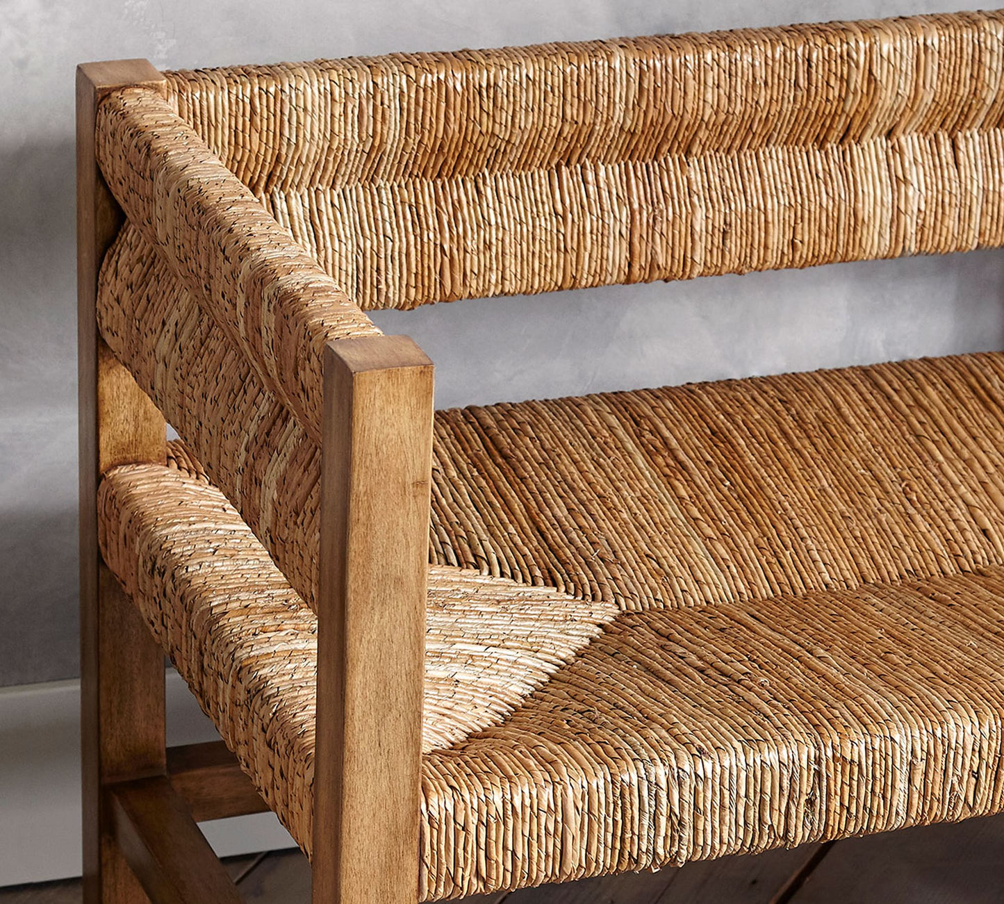 Malibu Woven Bench (64")