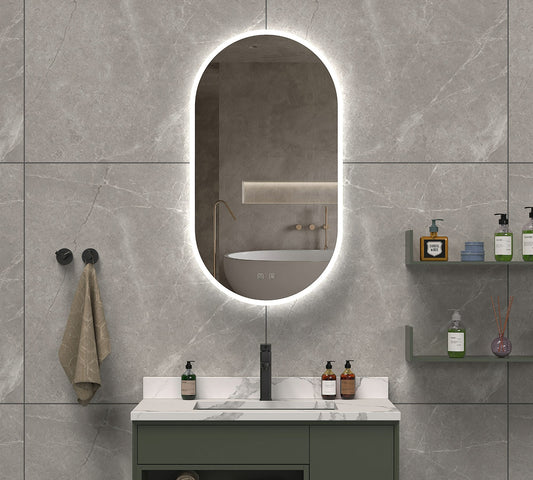 May Oval LED Backlit Bathroom Mirror