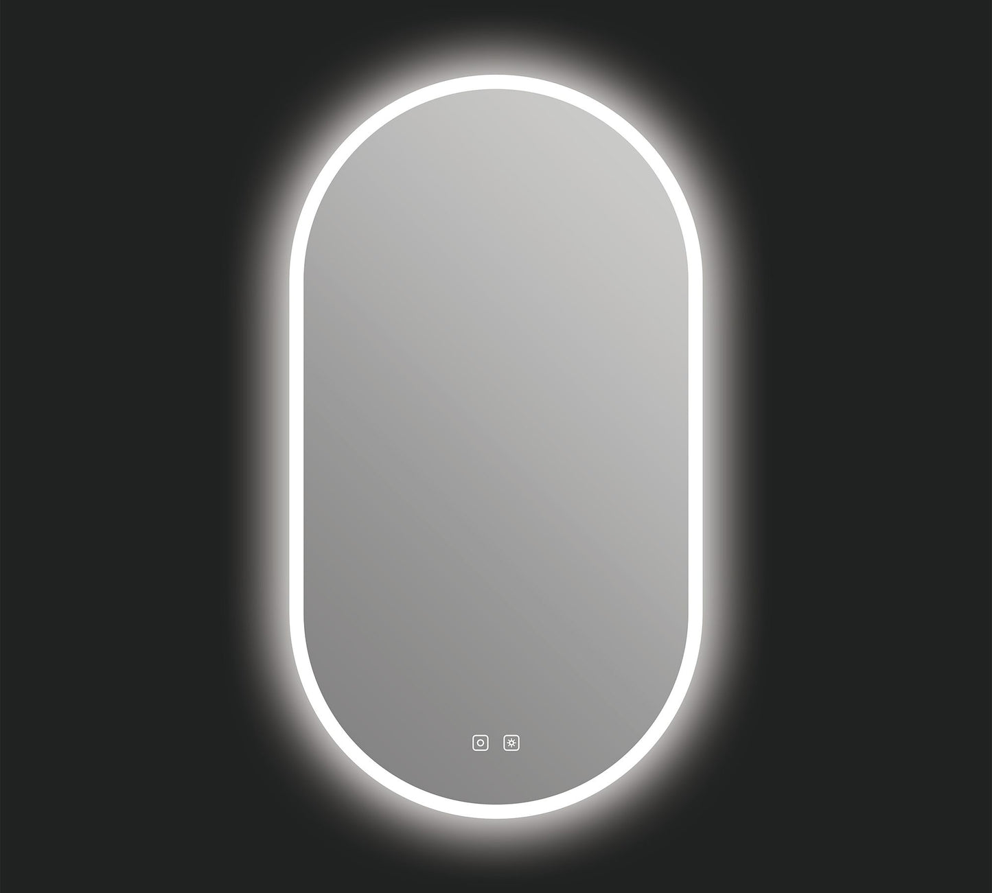May Oval LED Backlit Bathroom Mirror