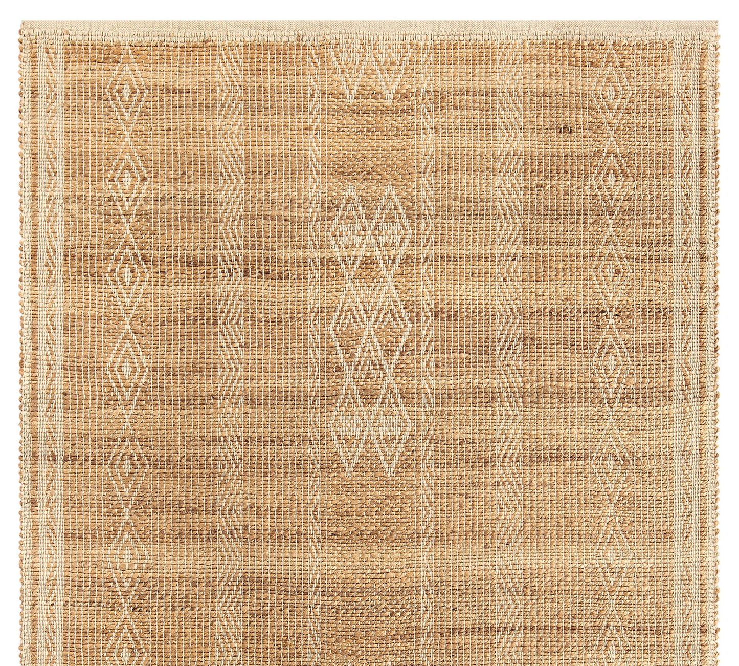 Nova Handwoven Jute & Cotton Rug – Ivory (6' x 9')