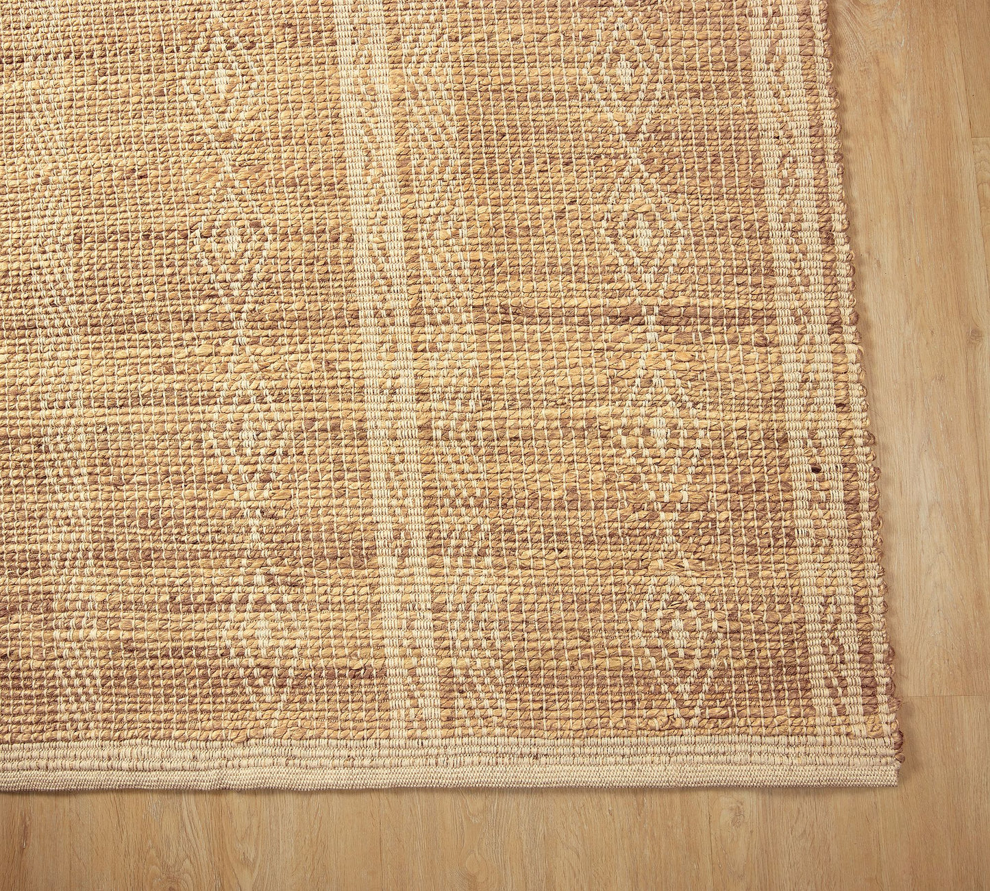 Nova Handwoven Jute & Cotton Rug – Ivory (6' x 9')