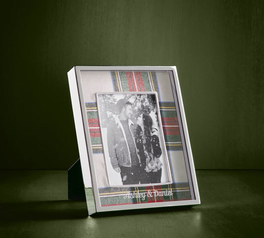 Stewart Plaid Tabletop Photo Frame