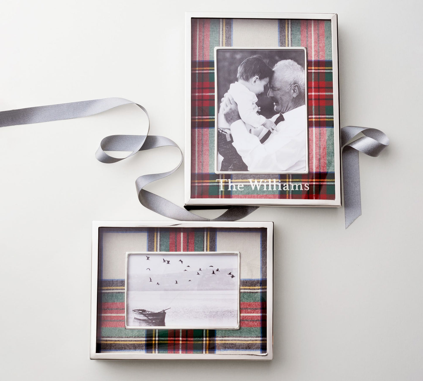 Stewart Plaid Tabletop Photo Frame